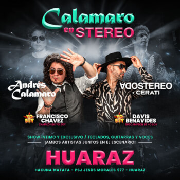 Calamaro en Stereo en Huaraz