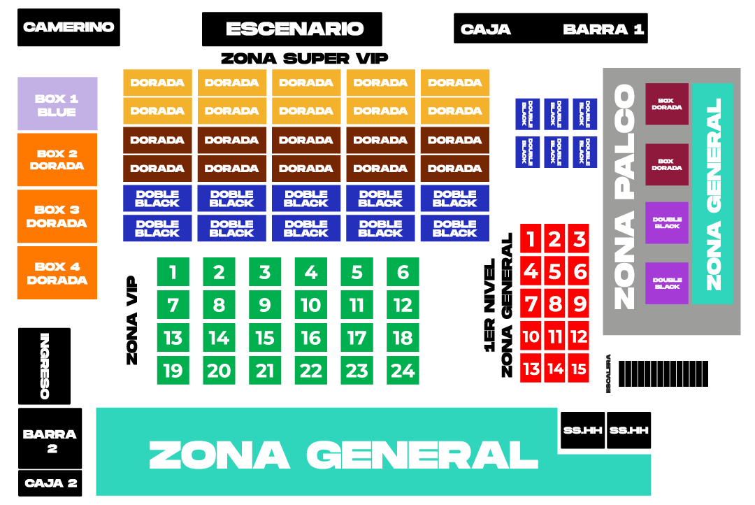 Croquis del evento